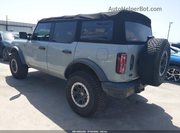 1FMEE5DP0MLA89323 2021 FORD BRONCO Gray Задня ліва чверть