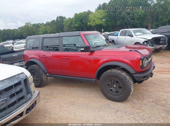 1FMEE5DP0MLB01292 2021 FORD BRONCO Burgundy უკანა სალონის ხედი