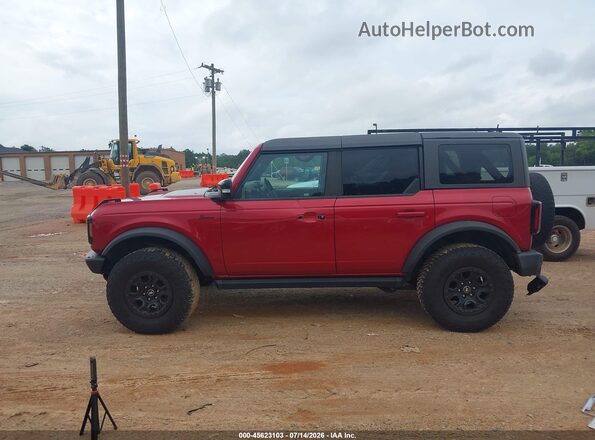1FMEE5DP0MLB01292 2021 FORD BRONCO Burgundy სალონის 360-გრადუსიანი ხედი