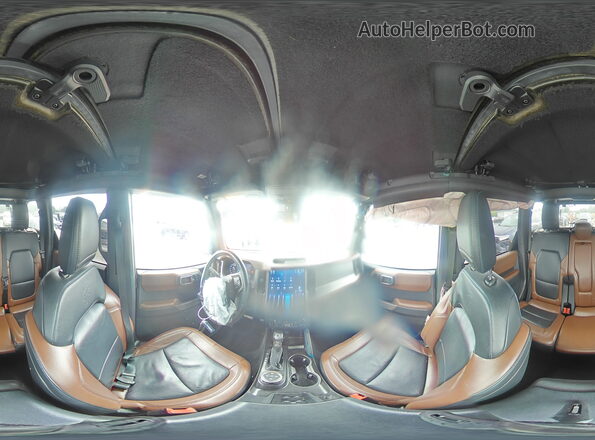1FMEE5DP0NLB21463 2022 FORD BRONCO Blue 360 interior view