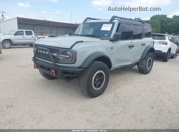 1FMEE5DP0PLB53008 2023 FORD BRONCO Серый Передняя левая четверть