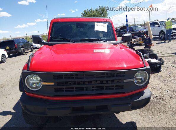 1FMEE5DP1NLA94001 2022 FORD BRONCO Красный Вид задней части салона