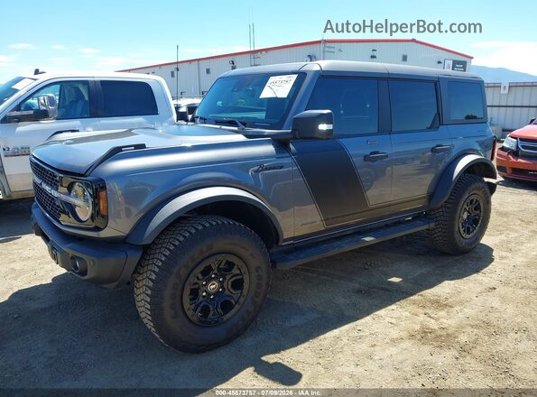 1FMEE5DP1PLB47072 2023 FORD BRONCO Серый Передняя левая четверть