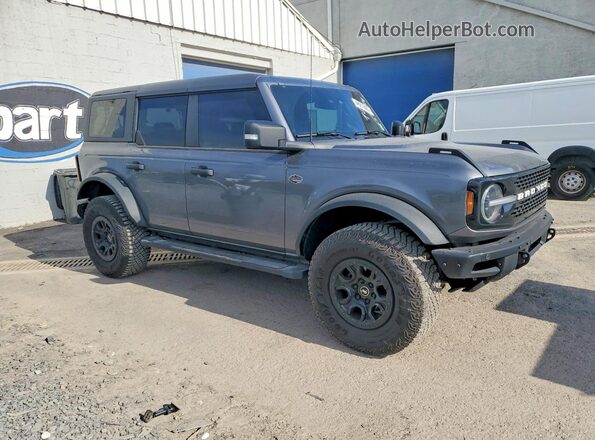 1FMEE5DP1PLB79987 2023 FORD BRONCO Gray Передня права чверть