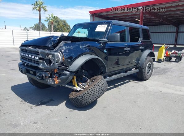 1FMEE5DP1PLB83070 2023 FORD BRONCO Черный Передняя левая четверть