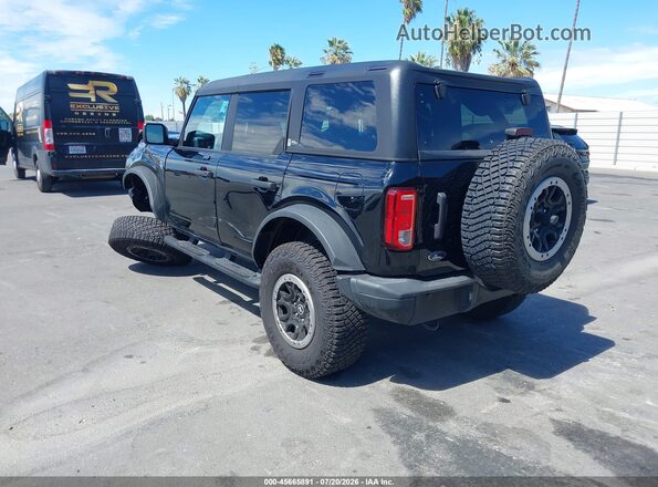1FMEE5DP1PLB83070 2023 FORD BRONCO Черный Задняя левая четверть