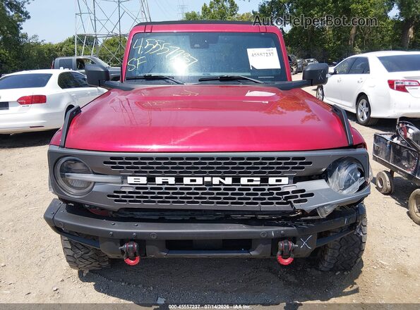 1FMEE5DP3MLA93883 2021 FORD BRONCO Red Vista del cuadro de instrumentos