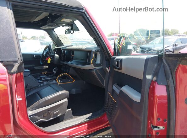 1FMEE5DP3MLA93883 2021 FORD BRONCO Red Vista interior delantera