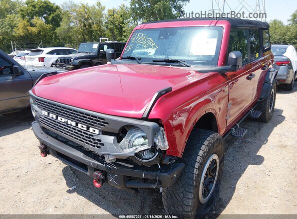 1FMEE5DP3MLA93883 2021 FORD BRONCO Red Vista frontal