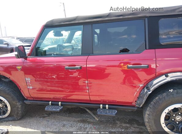 1FMEE5DP3MLA93883 2021 FORD BRONCO Red Vista interior de 360 grados