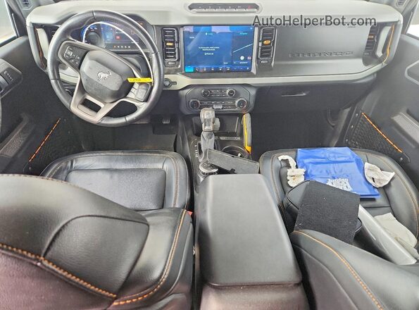 1FMEE5DP3NLA89821 2022 FORD BRONCO Gray Առջևի վահանակի տեսք