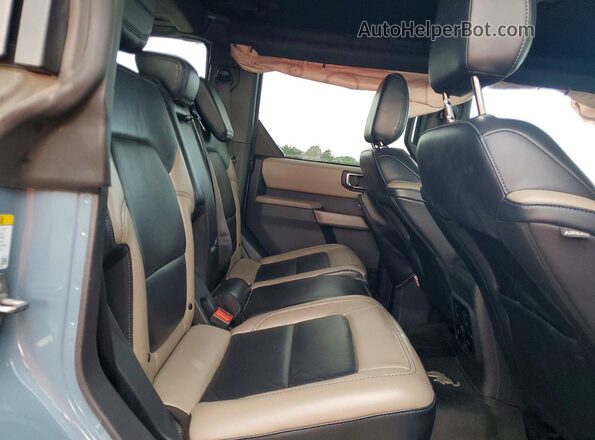1FMEE5DP3NLA96008 2022 FORD BRONCO Blue Rear interior view