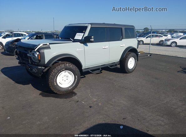 1FMEE5DP3NLB71385 2022 FORD BRONCO Silver წინა მარცხენა ხედი სამი მეოთხედიდან