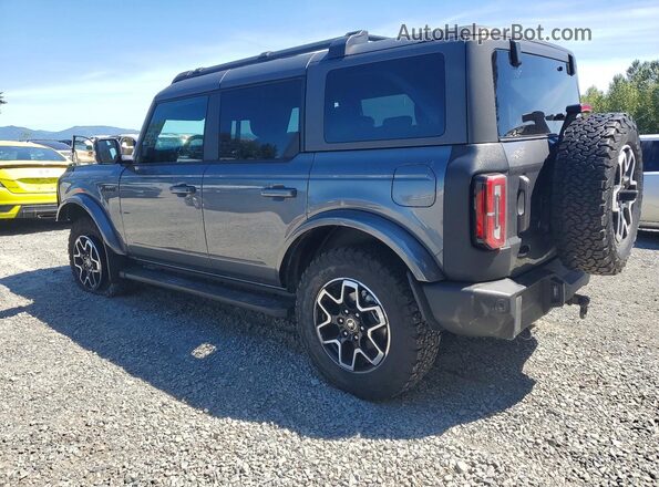 1FMEE5DP3PLA88641 2023 FORD BRONCO Gray Trasero izquierdo