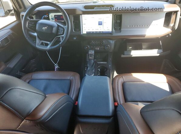 1FMEE5DP3PLA88641 2023 FORD BRONCO Gray Vista del salpicadero