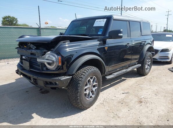 1FMEE5DP3PLB38020 2023 FORD BRONCO Black Առջևի ձախ երեք քառորդ տեսարան