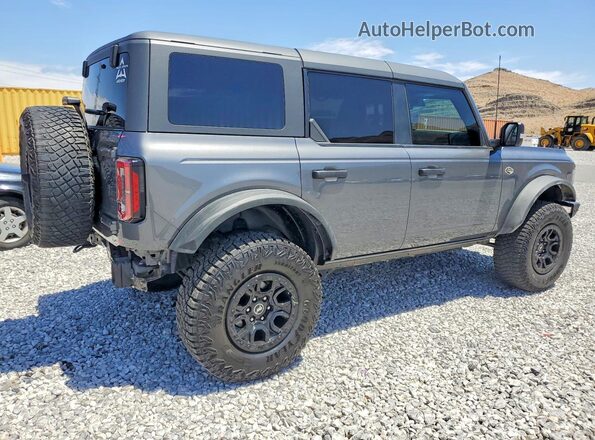 1FMEE5DP4NLB30442 2022 FORD BRONCO Gray Rear right