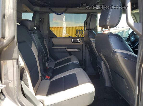 1FMEE5DP4NLB30442 2022 FORD BRONCO Gray Rear seats view