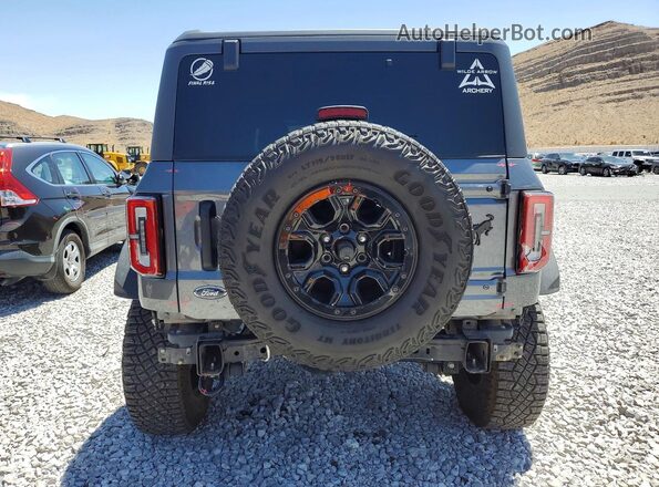 1FMEE5DP4NLB30442 2022 FORD BRONCO Gray Rear view