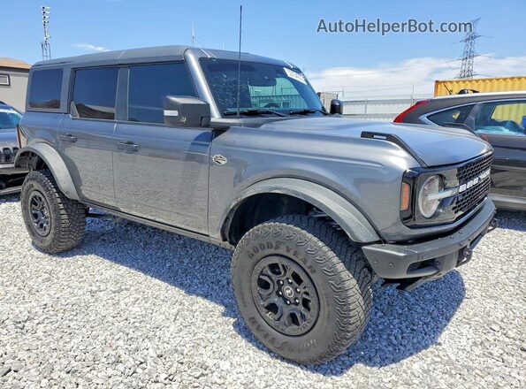 1FMEE5DP4NLB30442 2022 FORD BRONCO Gray Front right