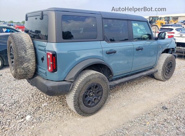 1FMEE5DP4NLB34829 2022 FORD BRONCO Blue Rear right