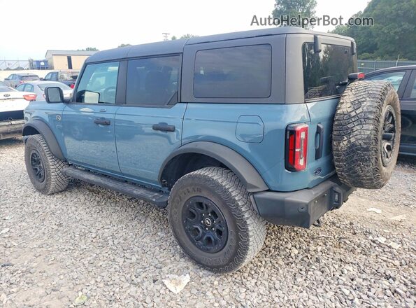 1FMEE5DP4NLB34829 2022 FORD BRONCO Blue Rear left