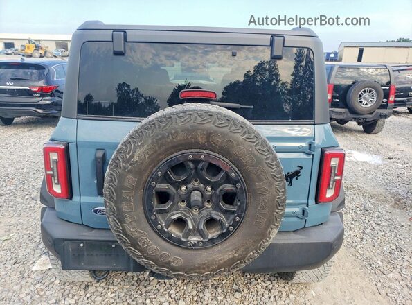 1FMEE5DP4NLB34829 2022 FORD BRONCO Blue Rear view