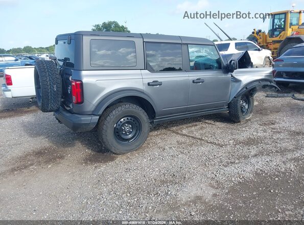 1FMEE5DP4NLB63618 2022 FORD BRONCO Gray Rear right