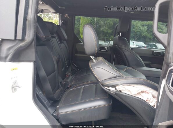 1FMEE5DP4NLB69791 2022 FORD BRONCO White Vista de la etiqueta del VIN