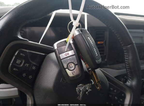 1FMEE5DP4NLB69791 2022 FORD BRONCO White Vista del salpicadero