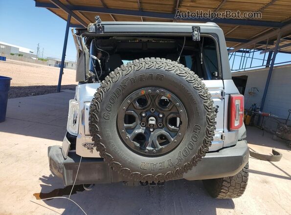 1FMEE5DP5MLA73084 2021 FORD BRONCO Gray უკანა ხედი
