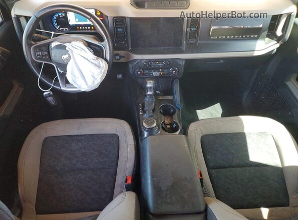 1FMEE5DP5MLA73084 2021 FORD BRONCO Gray წინა პანელის ხედი