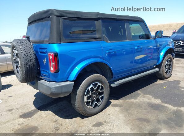 1FMEE5DP5MLA94646 2021 FORD BRONCO Blue Trasero derecho
