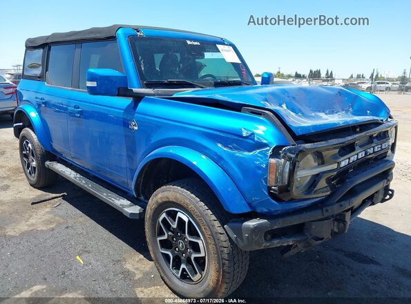 1FMEE5DP5MLA94646 2021 FORD BRONCO Blue Vista frontal