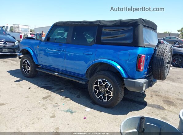 1FMEE5DP5MLA94646 2021 FORD BRONCO Blue Trasero izquierdo