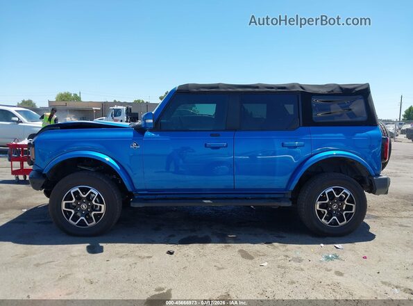 1FMEE5DP5MLA94646 2021 FORD BRONCO Blue Vista interior de 360 grados
