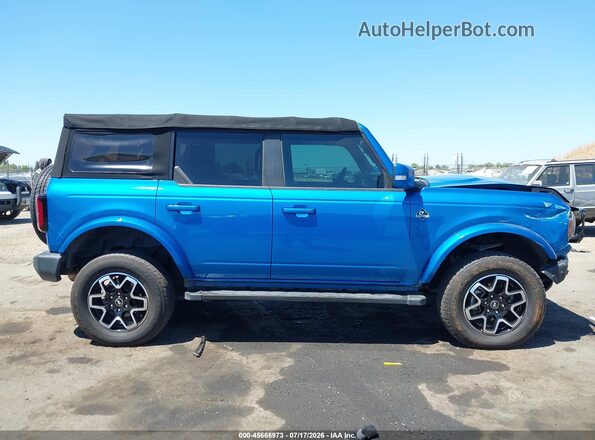 1FMEE5DP5MLA94646 2021 FORD BRONCO Blue Vista interior trasera