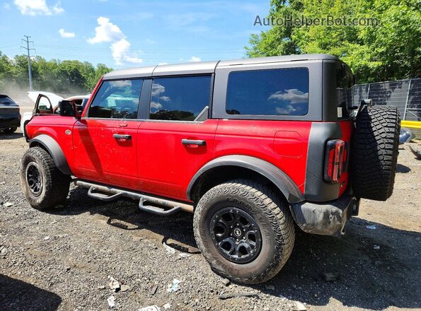 1FMEE5DP5PLB96159 2023 FORD BRONCO Red Rear left