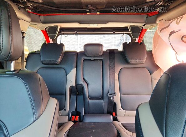 1FMEE5DP5PLB96159 2023 FORD BRONCO Red Rear seats view