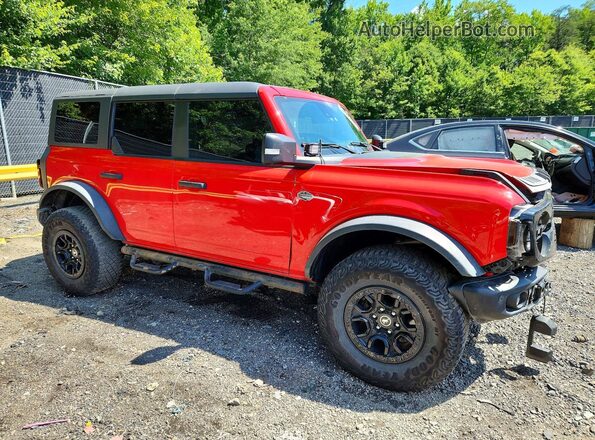 1FMEE5DP5PLB96159 2023 FORD BRONCO Red Front right