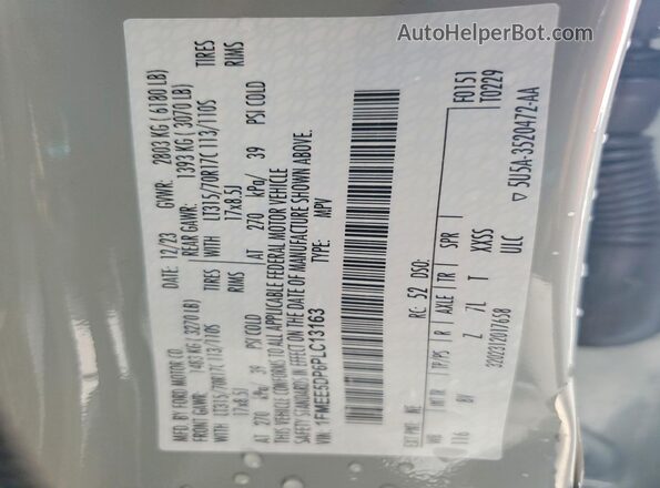 1FMEE5DP6PLC13163 2023 FORD BRONCO Green VIN sticker view