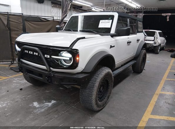 1FMEE5DP7NLB16499 2022 FORD BRONCO White Front left