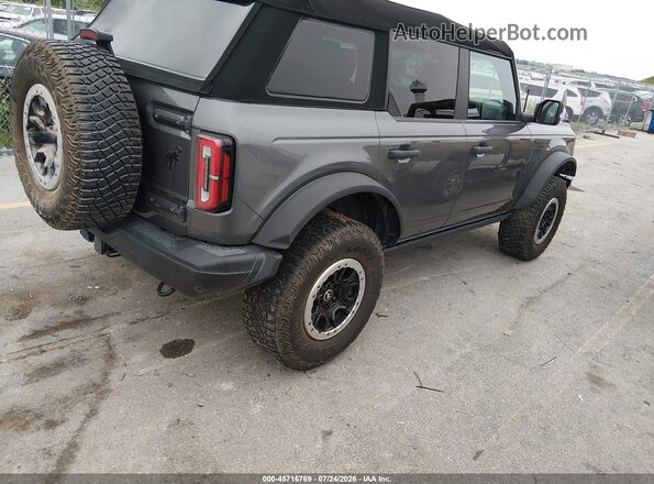 1FMEE5DP7NLB65234 2022 FORD BRONCO Gray Tył prawy