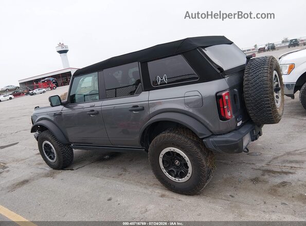 1FMEE5DP7NLB65234 2022 FORD BRONCO Gray Widok wnętrza 360 stopni