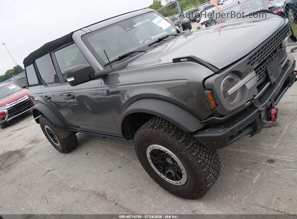 1FMEE5DP7NLB65234 2022 FORD BRONCO Gray Widok wnętrza z tyłu