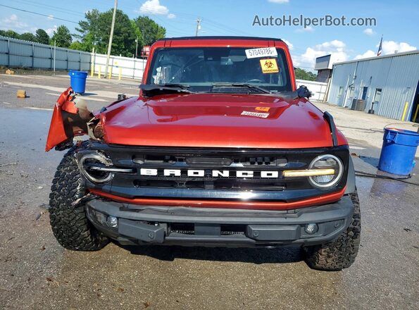 1FMEE5DP7PLB20684 2023 FORD BRONCO Red Դիմացի տեսք