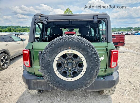 1FMEE5DP8NLB75786 2022 FORD BRONCO Green უკანა ხედი