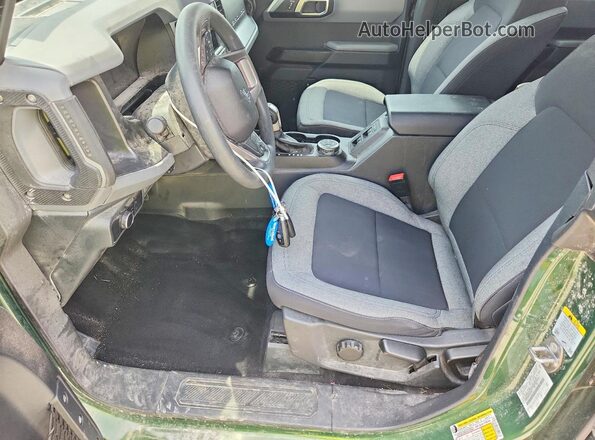 1FMEE5DP8NLB75786 2022 FORD BRONCO Green წინა სალონის ხედი