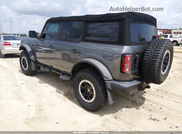1FMEE5DP9NLB56695 2022 FORD BRONCO Gray Rear left