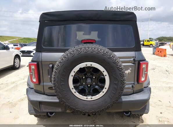 1FMEE5DP9NLB56695 2022 FORD BRONCO Gray 
